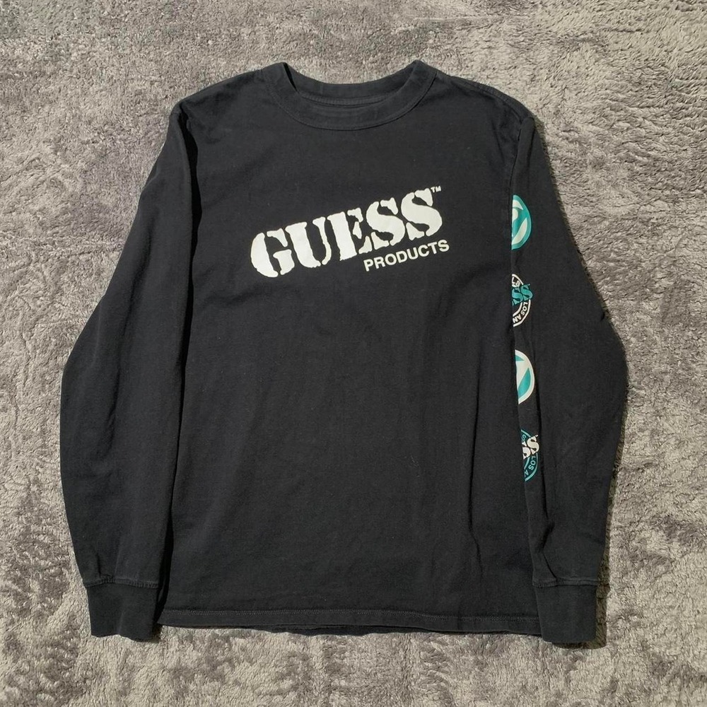 Guess‎ Productions Black Long sleeve Tee